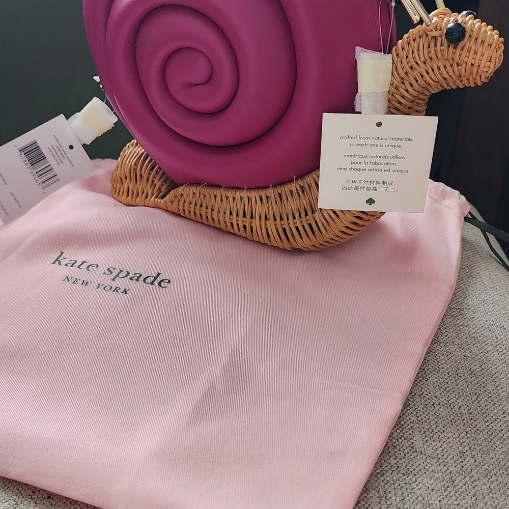 Kate Spade Pink Snail Crossbody Bag